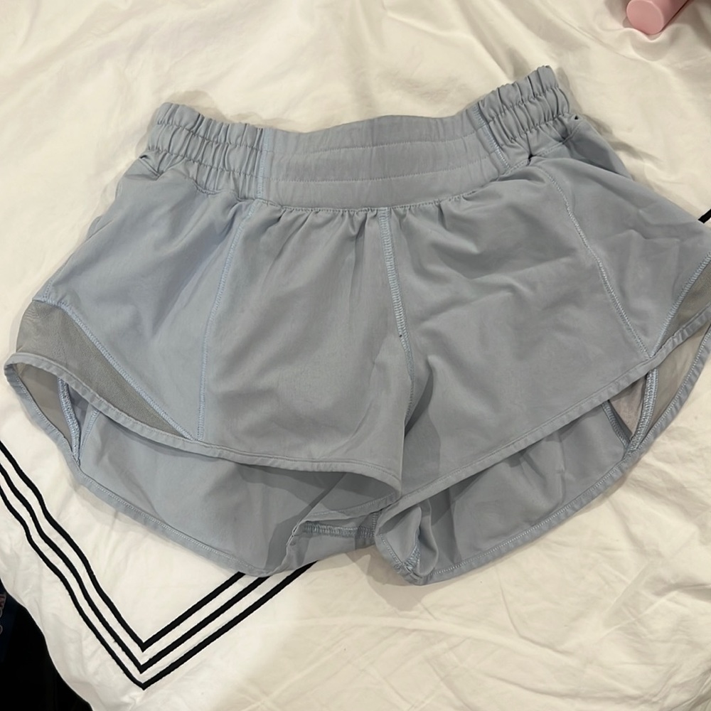 light blue lululemon shorts!